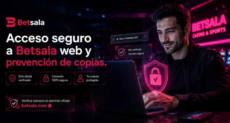 Acceso seguro a Betsala web y prevención de copias