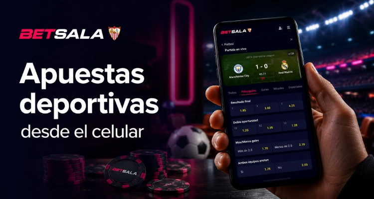 Apuestas deportivas desde el celular