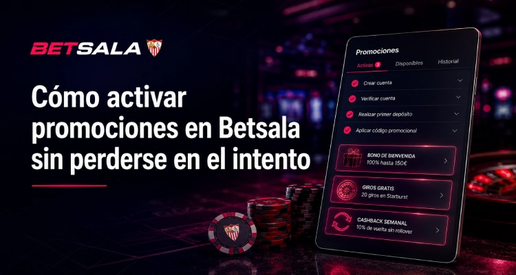 Cómo activar promociones en Betsala sin perderse en el intento
