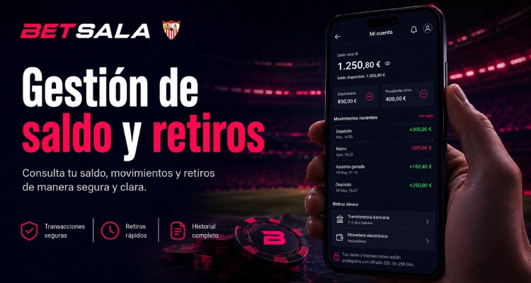Gestión de saldo y retiros