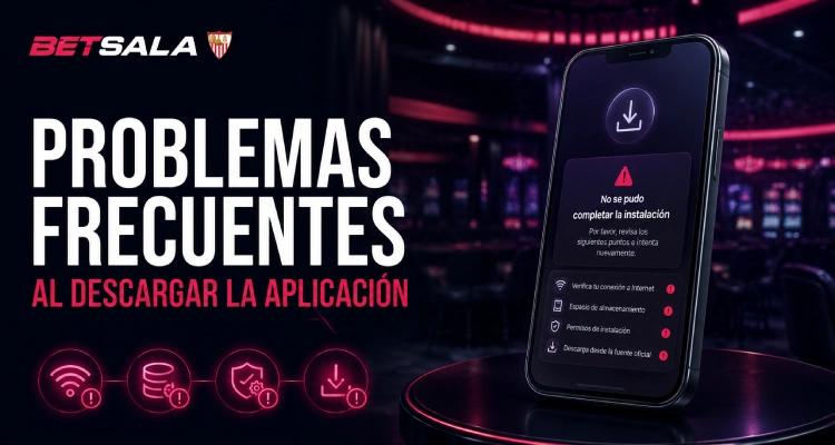 Problemas frecuentes al descargar la aplicación