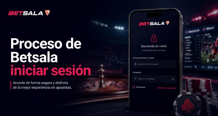 Proceso de Betsala iniciar sesión